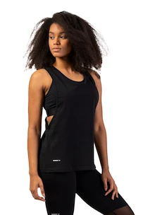 Damen Tank-Top Nebbia  Sleeveless Loose Cross Back Tank Top "Feeling Good" 419 Black
