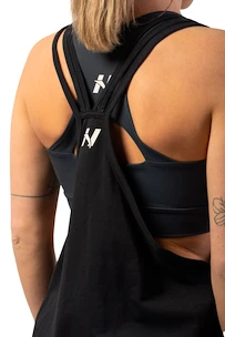 Damen Tank-Top Nebbia  Sleeveless Loose Cross Back Tank Top "Feeling Good" 419 Black