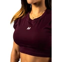 Damen Tank-Top Nebbia STRONG BEAUTY Open-back Cropped Top 430 dark red
