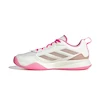 Damen Tennisschuhe adidas  Avaflash Low White/Pink