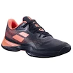 Damen Tennisschuhe Babolat Jet Mach 3 AC Women Black/Living Coral