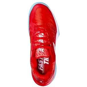 Damen Tennisschuhe Babolat Jet Mach 3 Clay Women Fiesta Red