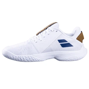 Damen Tennisschuhe Babolat Jet Tere 2 AC Wimbledon Women White/Blue Navy  EUR 40,5