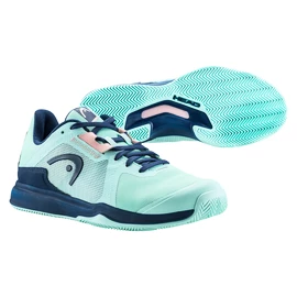 Damen Tennisschuhe Head Sprint Team 3.5 Clay Aqua/Dark Blue