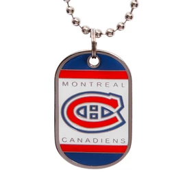 Dog Tag Necklace NHL Montreal Canadiens
