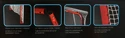 Eishockey-Tor Bauer  DELUXE Perf Folding Steel