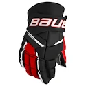 Eishockeyhandschuhe Bauer Supreme M3 Black/Red Intermediate