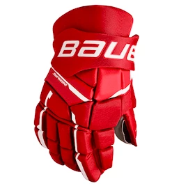 Eishockeyhandschuhe Bauer Supreme M3 Red Intermediate