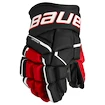 Eishockeyhandschuhe Bauer Supreme MACH Black/Red Junior