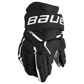 Eishockeyhandschuhe Bauer Supreme MACH Black/White Senior