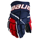 Eishockeyhandschuhe Bauer Supreme MACH Navy/Red/White Junior