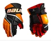 Eishockeyhandschuhe Bauer Vapor 3X Black/Orange Intermediate