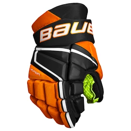 Eishockeyhandschuhe Bauer Vapor 3X Black/Orange Junior