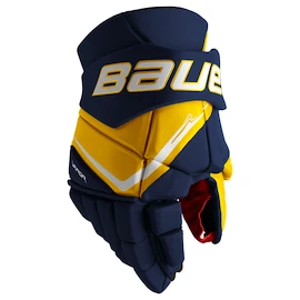 Eishockeyhandschuhe Bauer Vapor FLY40 Navy/Gold Senior