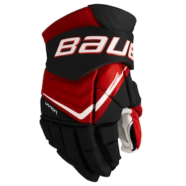 Eishockeyhandschuhe Bauer Vapor FLYLITE Black/Red Intermediate