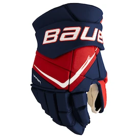 Eishockeyhandschuhe Bauer Vapor FLYPRO Navy/Red/White Intermediate