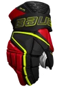Eishockeyhandschuhe Bauer Vapor Hyperlite Black/Red/Green Senior