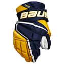 Eishockeyhandschuhe Bauer Vapor Hyperlite Navy/Gold Junior 11 Zoll