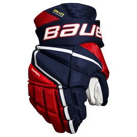 Eishockeyhandschuhe Bauer Vapor Hyperlite Navy/Red/White Senior