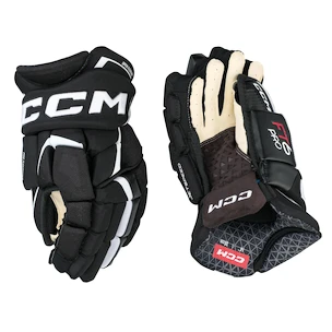 Eishockeyhandschuhe CCM JetSpeed FT6 Pro Black/White Junior 11 Zoll