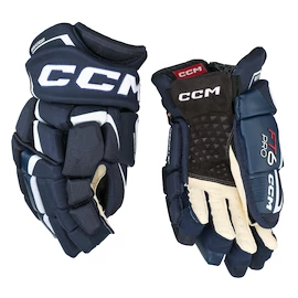 Eishockeyhandschuhe CCM JetSpeed FT6 Pro Navy/White Junior