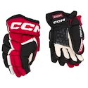 Eishockeyhandschuhe CCM JetSpeed FT680 Black/Red/White Junior 12 Zoll