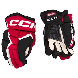 Eishockeyhandschuhe CCM JetSpeed FT680 Black/Red/White Junior