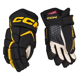 Eishockeyhandschuhe CCM JetSpeed FT680 Black/Sunflower Junior