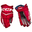 Eishockeyhandschuhe CCM JetSpeed FT880 Red/White Senior
