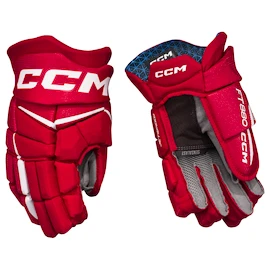 Eishockeyhandschuhe CCM JetSpeed FT880 Red/White Senior