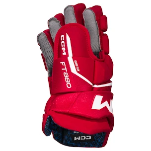 Eishockeyhandschuhe CCM JetSpeed FT880 Red/White Senior