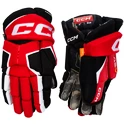 Eishockeyhandschuhe CCM Tacks AS-V black/red/white Junior