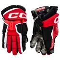 Eishockeyhandschuhe CCM Tacks AS-V PRO Black/Red/White Junior