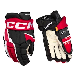 Eishockeyhandschuhe CCM Tacks XF PRO Black/Red/White Junior