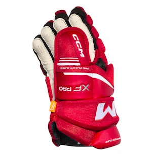 Eishockeyhandschuhe CCM Tacks XF PRO Red/White Senior 13 Zoll