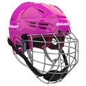 Eishockeyhelm Bauer RE-AKT 55 Combo Pink Senior