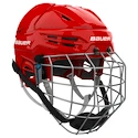 Eishockeyhelm Bauer RE-AKT 55 Combo Red Senior L