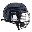 Eishockeyhelm CCM Tacks 210 Combo Dark Blue Senior