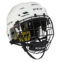 Eishockeyhelm CCM Tacks 210 Combo White Senior