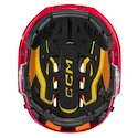 Eishockeyhelm CCM Tacks 720 Combo Red Senior