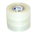 Eishockeytape Clear Poly Shin Pad Tape Blue Sports 24 mm x 25 m (3 Pack)