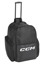 Eishockeytasche mit Rollen CCM Wheel Backpack 18 Black Senior