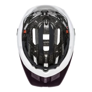 Fahrradhelm Uvex Quatro CC Plum-White Mat (S4100260100) 52 - 57 cm