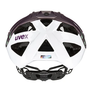 Fahrradhelm Uvex Quatro CC Plum-White Mat (S4100260100) 52 - 57 cm