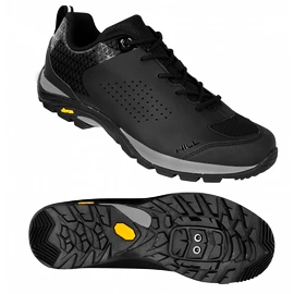 Fahrradschuhe Force HILL VIBRAM black