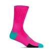 Fahrradsocken Giro HRC  Team Neon Pink/Screaming Teal  M