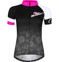 Fahrradtrikot Damen Force Rose schwarz-pink