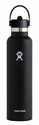 Flasche Hydro Flask  Standard Mouth Flex Straw Cap Black 24 oz (709 ml)