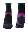 Frauensocken Bridgedale  Trail Run Lightweight T2 Merino Sport ¾ Crew Damson