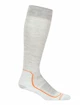 Frauensocken Icebreaker  Ski+ Ultralight OTC Blizzard Heather/Flash/Snow